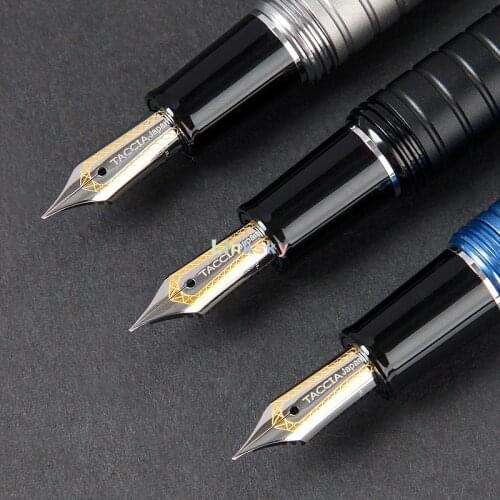 Nakabayashi TACCIA Fountain Pen Pinnacle Gunmetal Gray TPN-149F-GG from Japan,Stainless steel tip,Business office supplies