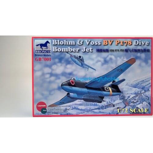 BRONCO GB7001 1/72 Blohm & Voss BV P178 Dive Bomber Jet