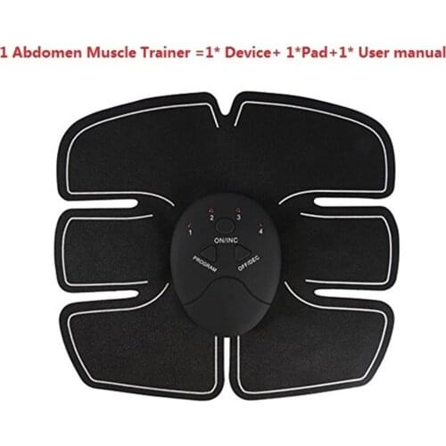 Portable Unisex Muscle Toner Abdominal Toning Belt EMS Toner Body Muscle Trainer