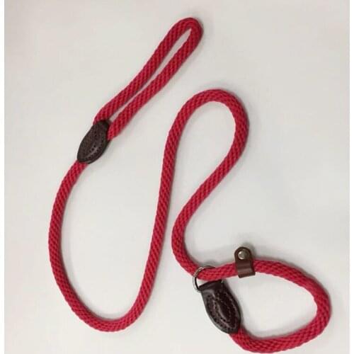 High Quality Pet Dog Leash Rope Handmade Adjustable Training Lead Pet Dog Leash Dog Strap Rope Traction Dog Harness Collar Lead
