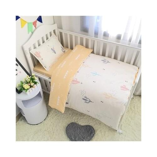 With filling! Cactus Soft Cotton Baby Bedding For Newborns, Detachable Cradle Bedding Set ropa de cuna,Duvet/Sheet/Pillow