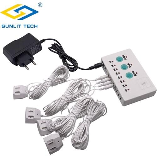 WLD808 Water Leakage Warning Alarm System with 4pcs Sensitive Water Sensor and 1pc Water Leak Alert Control Unit for Smart House