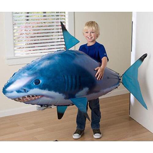 1pcs Air Swimming Fish Toys Drone RC Shark Clown Fish Balloons Nemo Inflatable with Helium Plane Toys Party Kids Christmas Gift