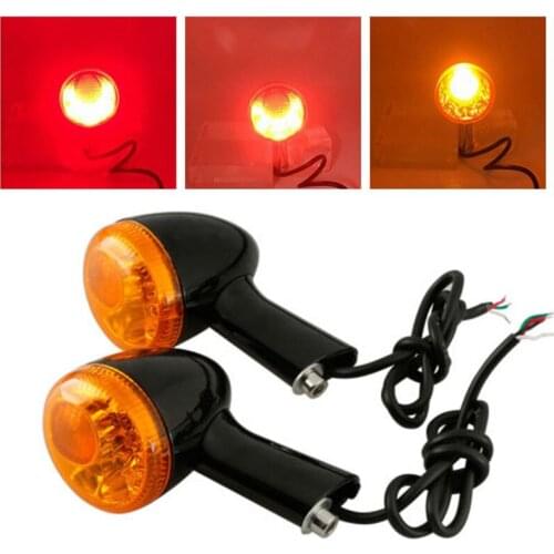 Rear Turn Signals Indicators LED Lights for Sportster 883 Iron XL1200 1992-UP Motorcycle Turn Indicator 15 16 17