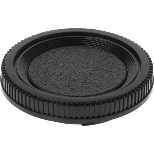 Rear Lens Body Camera Cover Set Dust Screw Mount Protection Plastic Black Replacement for Minolta MD X700 DF-1