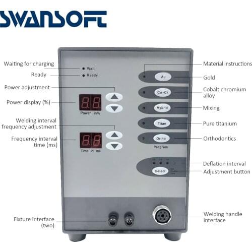 110v Stainless Steel Spot Laser Welding Machine Jewelry Welding Machine Automatic Numerical Control Touch Pulse Argon Arc Welder