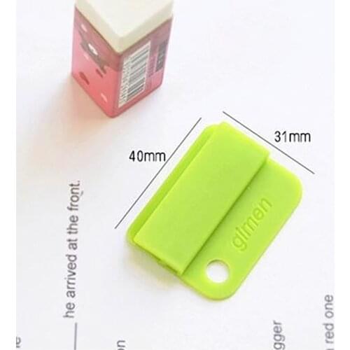 6PCS/SET Colorful Photo Paper Clips Decorative Writing File Organizer Plastic Clips Bag Sealing Clip Office School Supplies