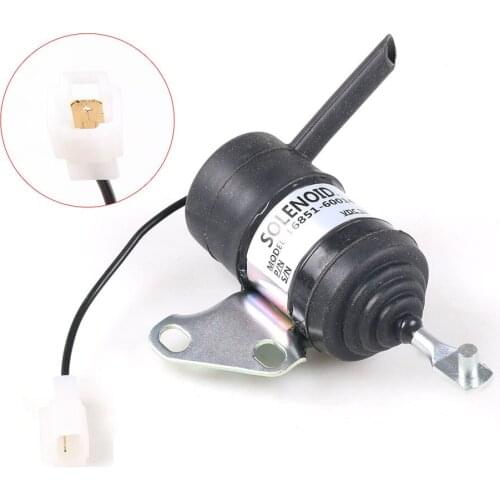 For Kubota 12V Fuel Cutoff Solenoid Kubota 16851-60011/60014 Denso 052600-4530 Heavy Duty Auto Supplies 1PC