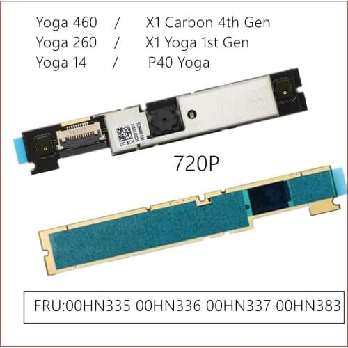 For Lenovo ThinkPad Camera Front MIC X1 Carbon 4th X1 Yoga Yoga 260 Yoga 460 Yoga 14 Laptop 720P 00HN335 00HN336 00HN337 00HN383