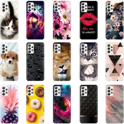 For Samsung A72 Case Transparent Soft TPU Phone Cover for Samsung Galaxy A72 5G Case Bumper Silicon Shell galaxyA72 A72 4G A725F