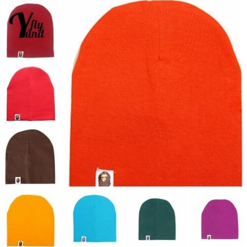 Yundfly 19*20 CM Double Layer Warm Knitted Cotton Newborn Hats Fashion Striped Infant Beanie Caps Baby Headwear Hair Accessories