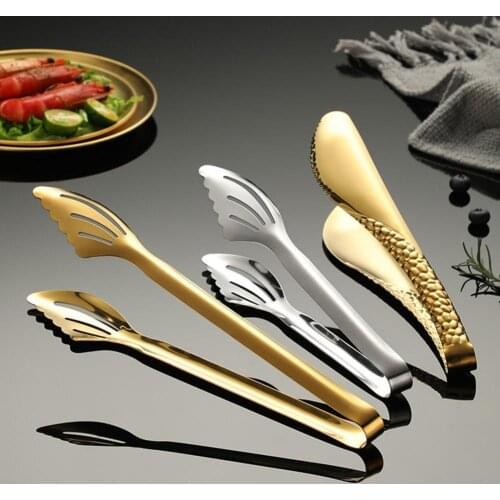 Food Clip Anti-scald Multi-use Stainless Steel Cooking Butterfly Wing Steak Cake Barbecue Tong Clamp for Home