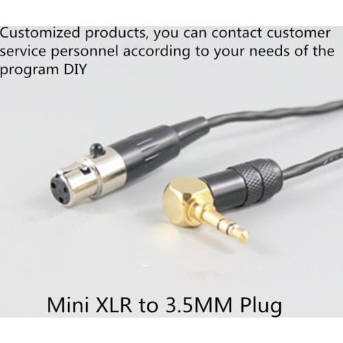 3.5mm Jack to 3Pin Mini XLR Female for BM800 PC Headphone Mixer Microphone Stereo Camera Amplifier 0.75M 1M 1.5M 3M