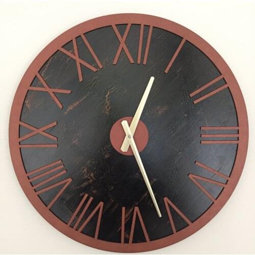 Goodtime Gamma Black Copper Wall Clock 50 Cm