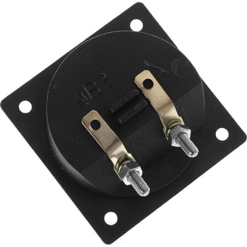 Terminal Cup Connector 270 Parts Express Double Binding Posts Twist Gold Banana Jacks Recessed Subwoofer Speaker Box Enclosure