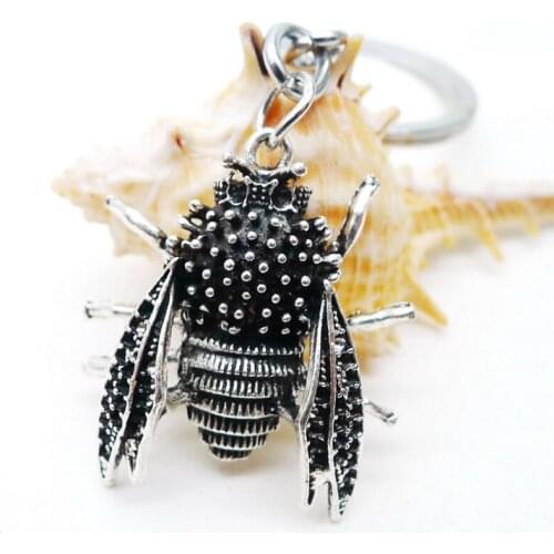 Creative Personality Alloy Keychain Cute Spider Jewelry Pendant Car Gift Pendant Keychain