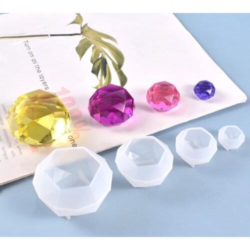 Crystal Epoxy Resin Mold DIY Crafts Decorations Jewelry Diamond Making Tool Desktop Ornaments Silicone Mould Drop Ship