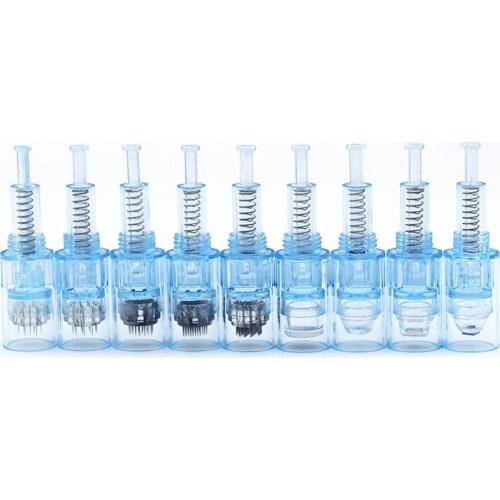 Hot 50pcs Dr Pen Needles 9/12/24/36/42/nano Derma Pen Needle Cartridge For Dr.pen Ultima X5 Microneedling Therapy MTS Wholesale
