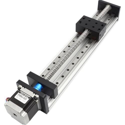 Linear Slide Module Ball Screw Precision Small Bilinear H80B Electric Slide Rail Stepper Motor Table