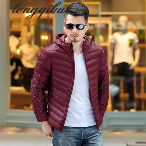 Мужские легкие пуховики Longqibao China At AliExpress