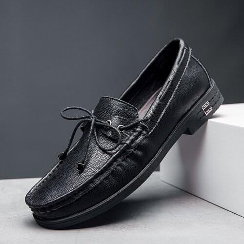 Shoes Men Business Tide Shoes Men Breathable Fashion Mens Leather Casual Light Spring Mens Trend Classic