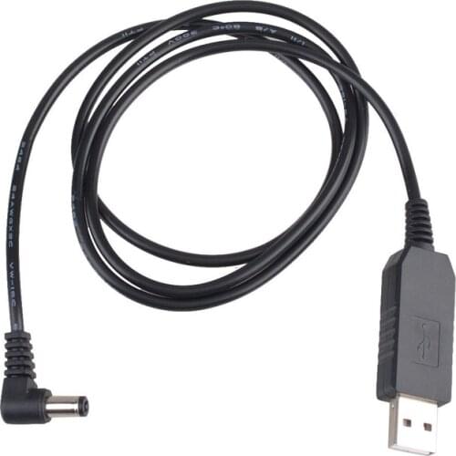 Portable Boost DC 5V To 9V USB Charger Transformer Cable for Baofeng UV-5R UV-82 BF-F8HP UV-82HP UV-9R Plus Walkie Talkie