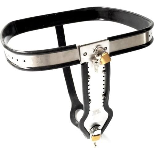 Padlock Female Chastity Belt Pants Cbt BDSM Bondage Sex Toys for Women Chastity Lockable Stainless Steel T Type Sexy Underwear