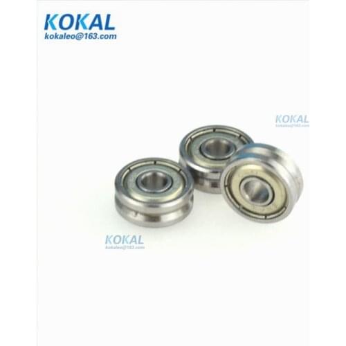 [V0413-5]1PCS high quality V type groove Guide track wheel roller pulley Gcr15 chrome steel V concave 624VV 0413V 4*13*5mm