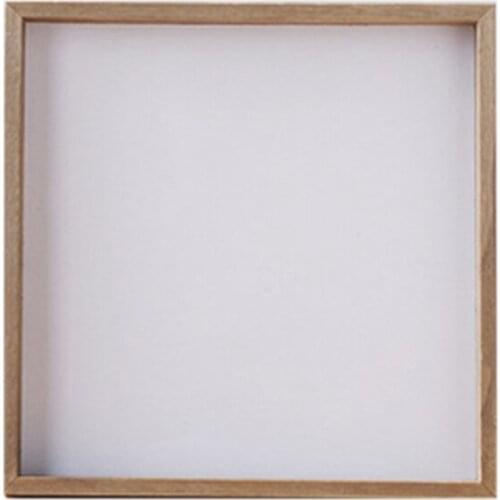 Nordic Wood Photo Frame Specimen Plant Vintage Picture Wall Frames Dried Flowers Picture Poster Frame Home Decor