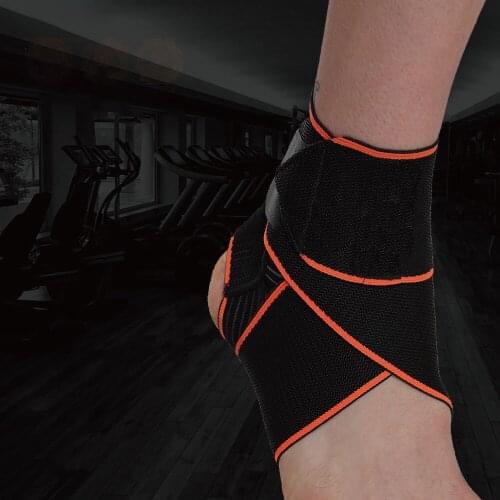 Sports Bandage Wrapped Ankle Protector Naked Sports Protective Gear Basketball Taekwondo Sprain Protect Accessories Comfortable