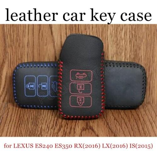 Only Red fit for LEXUS ES240/ES350/RX(2016)/LX(2016)/IS(2015)/GS(2016) GS car key case leather hand sewing car key cover