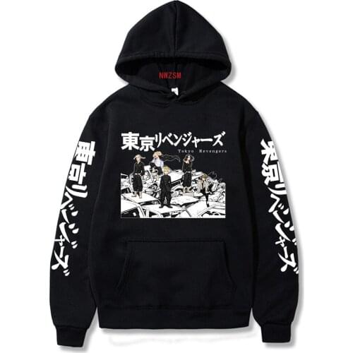 Tokyo Revengers Hoodie Mens Sweatshirts Anime Graphic Hoodie for Men Sportswear Cosplay Clothes
