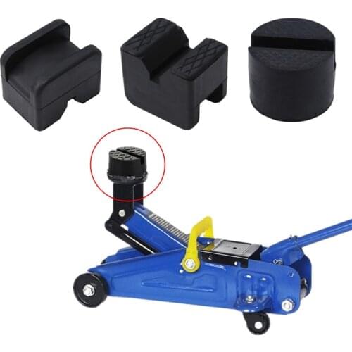 Universal Car Jacks Lifting Car Jack Tool Slotted Frame Rail Floor Jack Guard Adapter Rubber Pad Repair Disassembly Tool
