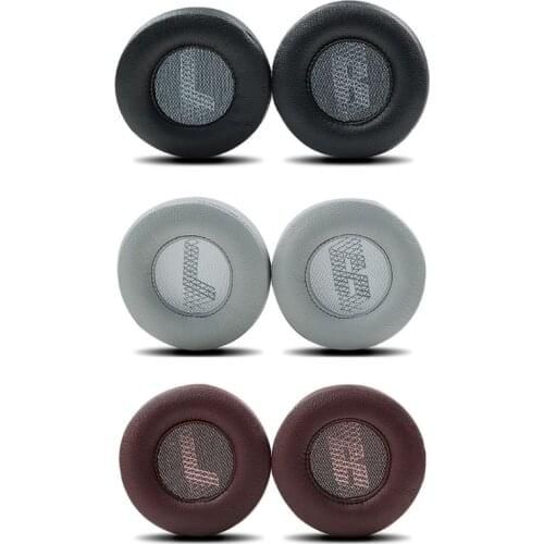 1Pair Soft Leather Earpads Protective Cover Ear Cushion for JBL LIVE400 live400BT Wireless Headphones Headset