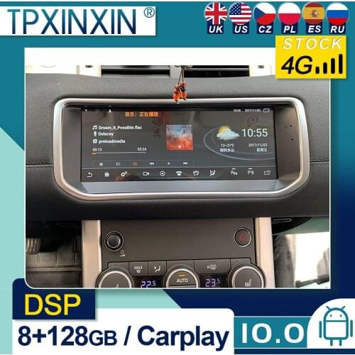 For Land Rover Range Rover Evoque L538 12-19 Android 10 Car Stereo Radio with Screen Car GPS Navigation Tape Recorder Head Unit