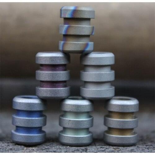 B Titanium Alloy Knife Beads Hangs Pendant Umbrella Rope Pendant Outdoor Pendant Phone Pendant EDC Multi Tools