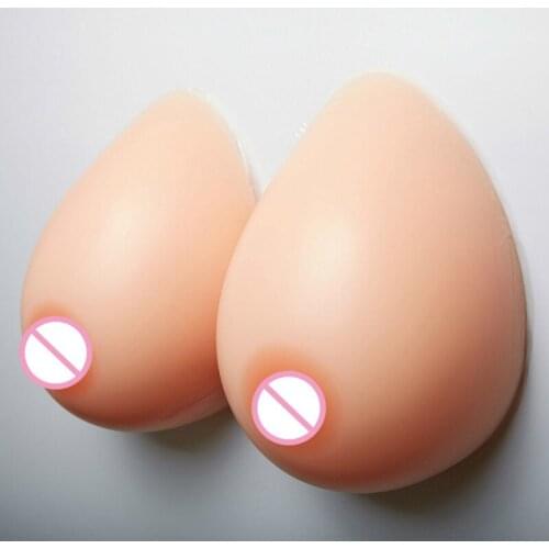 FF Cup Silicone Fake Breast Form Top Quality Realistic Soft Boobs Skin CD Transvestite Mastectomy Prosthesis Drag Queen 2000g