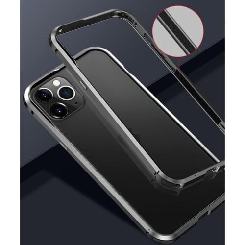 Bumper Case for iPhone 12 Pro mini 12Pro Max Cases Shockproof Metal Frame Cover Hard Phone Case for iPhone12 iPhone 12 Pro Max