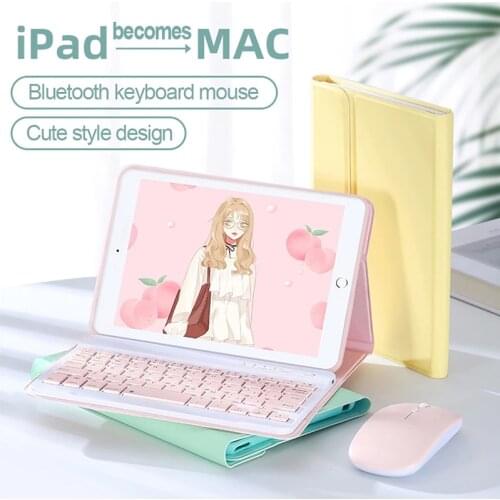 Case For iPad Mini 5 Case For iPad Mini 4 Mini5 7.9 inch Bluetooth Keyboard Mouse Leather for iPad Mini 2019 Case Smart Cover