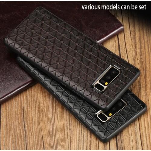 Business Genuine Leather phone case for Samsung S10 plus s20 ultra s20FE shockproof cover for Galaxy note 20 M51 a21s A31 a51