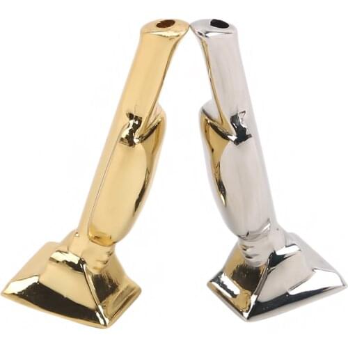 Zinc Alloy Mini Golden Man Trophy Pipe Snuff Snorter Sniff Metal Tube Smoke Vacuum Sniffer Exquisite Cigarette Filter