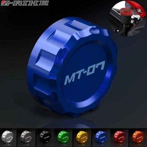 For Yamaha MT07 MT-07 2014 2015 2016 2017 Cylinder Reservoir Cover CNC billet Aluminum Rear Brake Fluid Reservoir Cap Cover