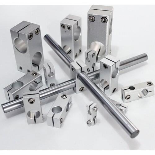 Pillar fixing clamp vertical fixed diameter fastening aluminum alloy optical axis cross block steel pipe Tighten bracket