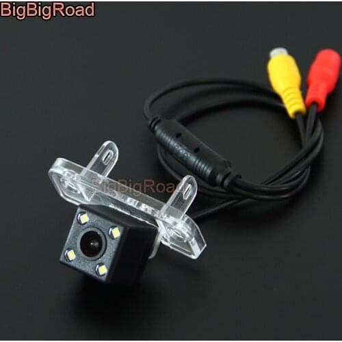 BigBigRoad Car Intelligent Track Rear View Camera For Mercedes Benz E Class W211 E280 E300 E320 E55 E63 night vision waterproof