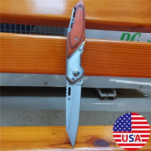 Pocket Knife, Portable Folding Knife, Sharp Stainless Steel Fruit Knife, Camping Survival Hand Tool, 12PCS, Factory Wholesale