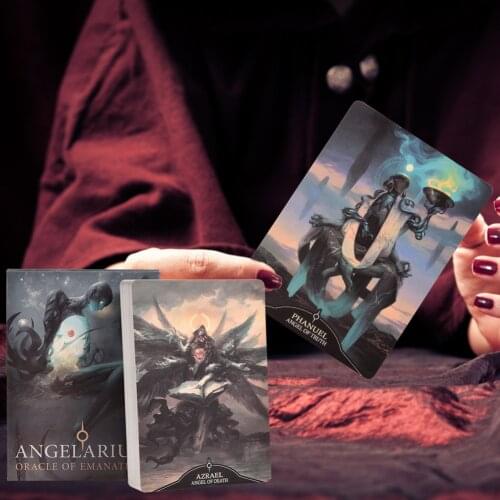 Tarot Cards Magick Fate Divination Tarot Mysterious Angel Observer Tarot Vivid Full English Version Family Party Game Cards