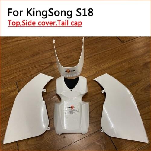 Kingsong S18 Color White, Black shell,Side Cover, Top Cover, Upper Side Cover,Tail Cover