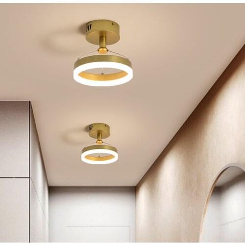 Circle LED Pendant Lights For Living Room Kitchen Bedroom Modern Pendant Lamp Aluminum Suspension Luminaire Moderne Hanging Lamp