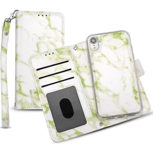 LANCASE Marble Case For iphone XS MAX Case X XS XR Cover Leather Flip Case For Huawei P20 Pro Cover P20 Lite Stand Holder Coque