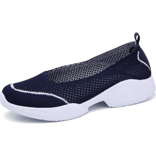 Cheap Women Tennis Shoes Breathable Slip on Female Sneakers Sports Footwear Tenis Feminino Chaussure Femme Brand Sneakers Mujer